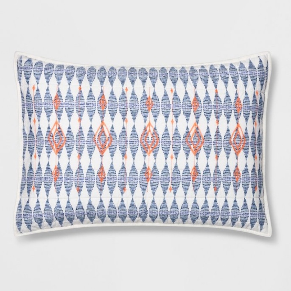 ISO Opalhouse Standard Diamond Embroidered Sham